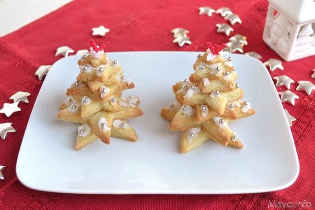 Biscotti Di Natale Misya.Albero Di Biscotti Ricetta Albero Di Biscotti Di Misya