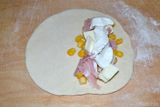 fagottini panna prosciutto e mais 10