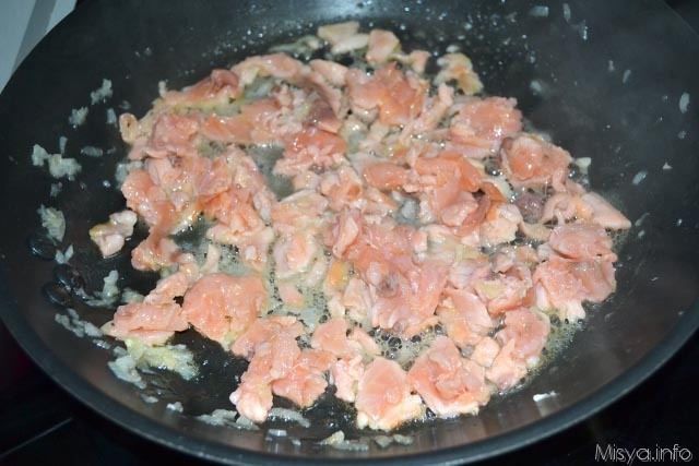 Farfalle al salmone 4