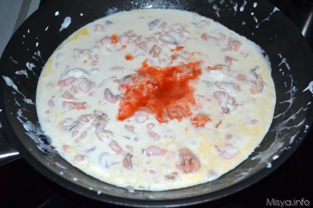 Farfalle al salmone 6