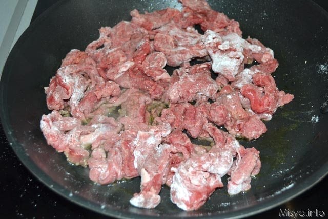 Straccetti di carne con carciofini 3