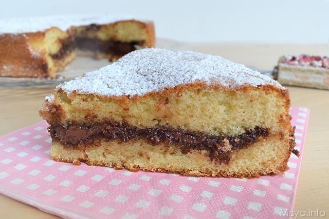 torta cocco e nutella bimby