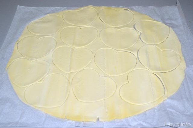Cuori di pasta sfoglia 1