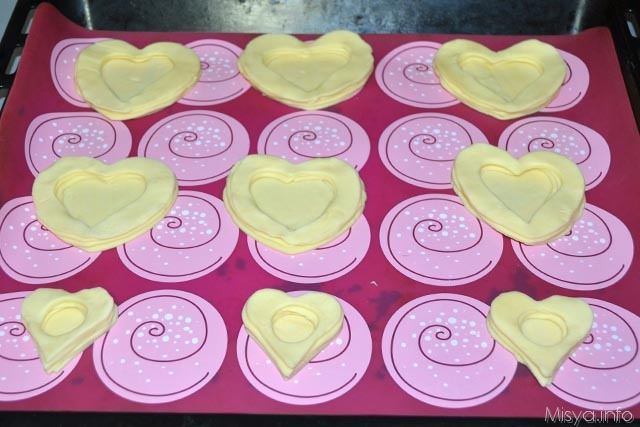 Cuori di pasta sfoglia 5