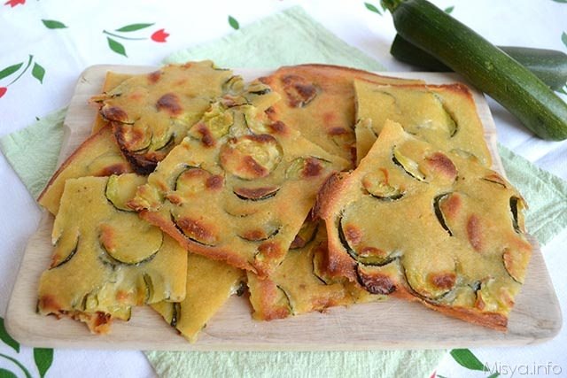 Schiacciatina di zucchine