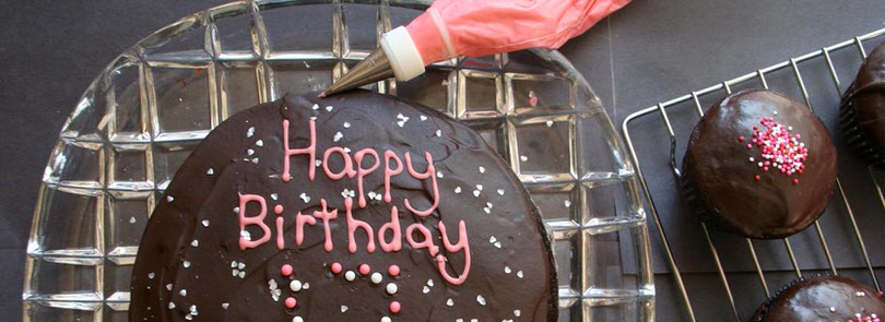 con scritta Happy Birthday 6 stampi per torte fai da te per decorare glassa 