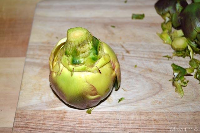 Carciofi ripieni napoletani 4