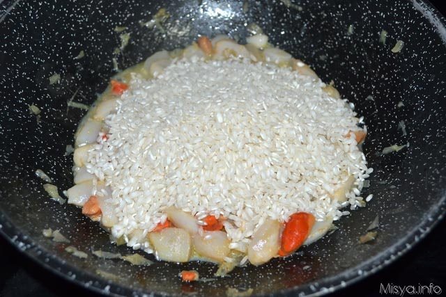Risotto con capesante 5