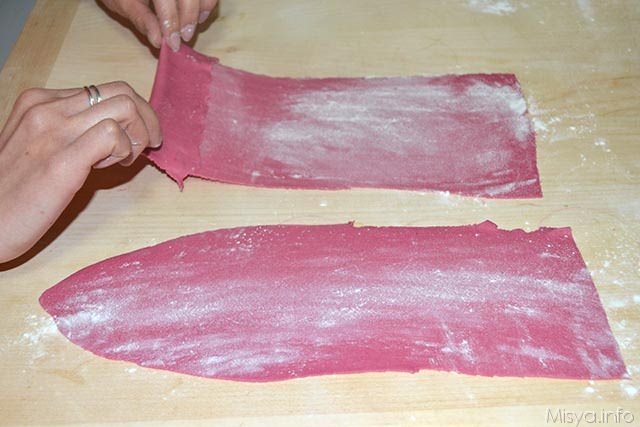 Tagliatelle alla barbabietola 4