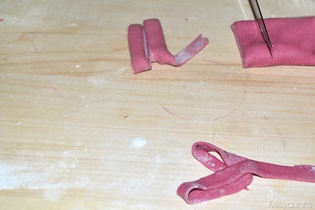 Tagliatelle alla barbabietola 6