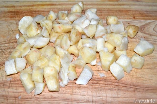 Topinambur in padella 3