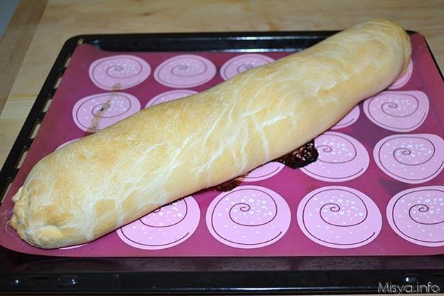 rotolo di pizza pancetta e funghi 13