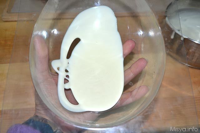 uovo di Pasqua con riso soffiato 11