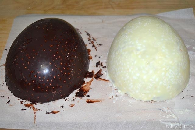 uovo di Pasqua con riso soffiato 15