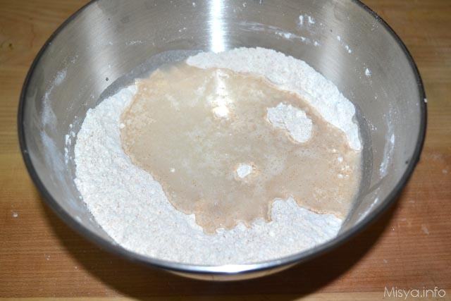 Focaccia integrale con zucchine e crescenza 2