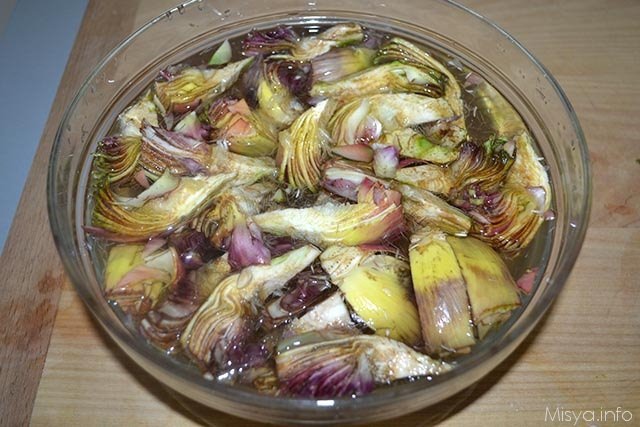 Seppie con carciofi 3