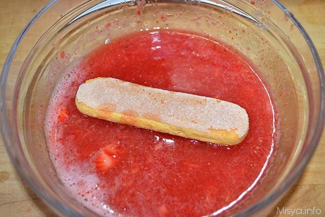 Tiramisu cioccolato bianco e fragole 4