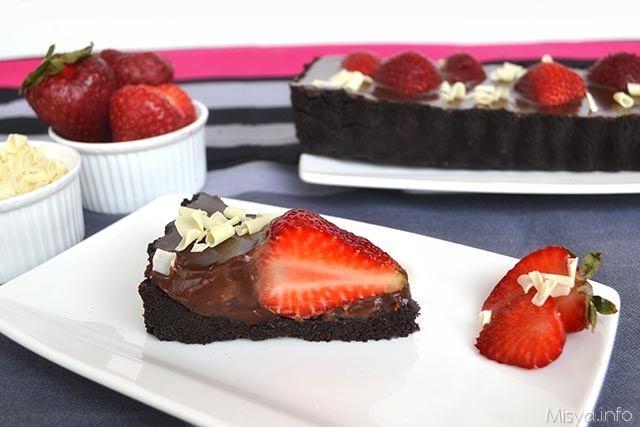 Crostata-cioccolato-e-fragole