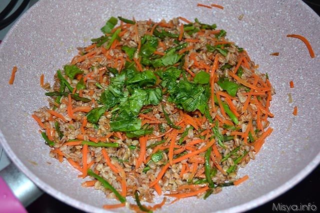 Farro con asparagi e carote 12