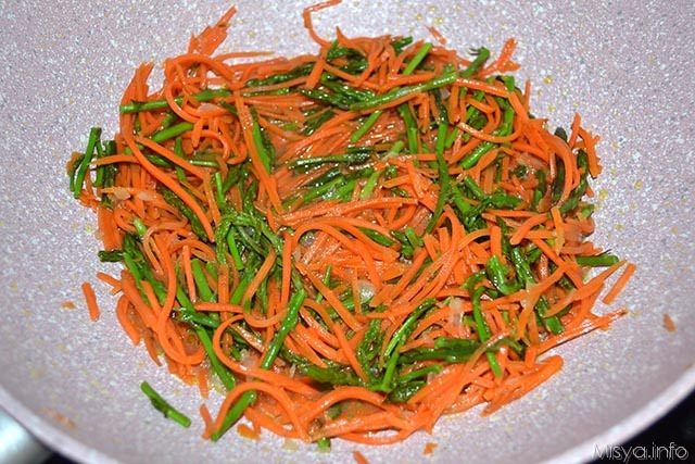 Farro con asparagi e carote 8