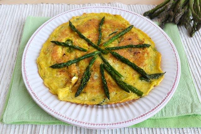 Frittata di asparagi - Ricetta Frittata di asparagi di Misya