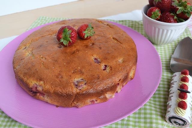 » Torta di fragole e ricotta - Ricetta Torta di fragole e 