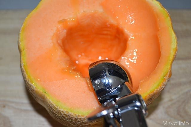 Insalata di riso prosciutto e melone 3