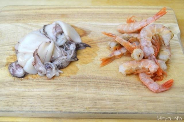 Spiedini di gamberi e calamari 1