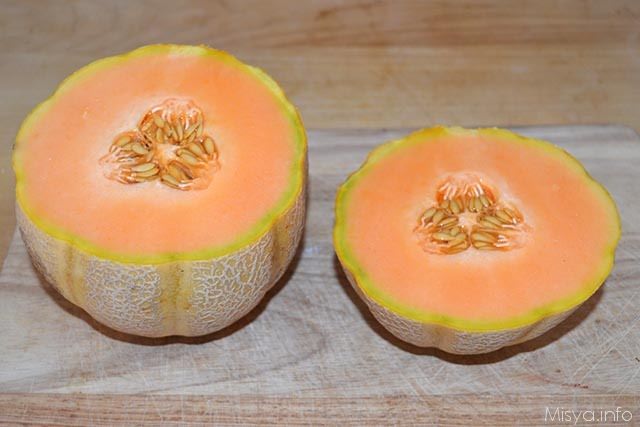 Spiedini di melone rucola e feta 1