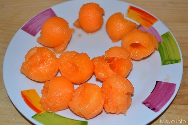 Spiedini di melone rucola e feta 3