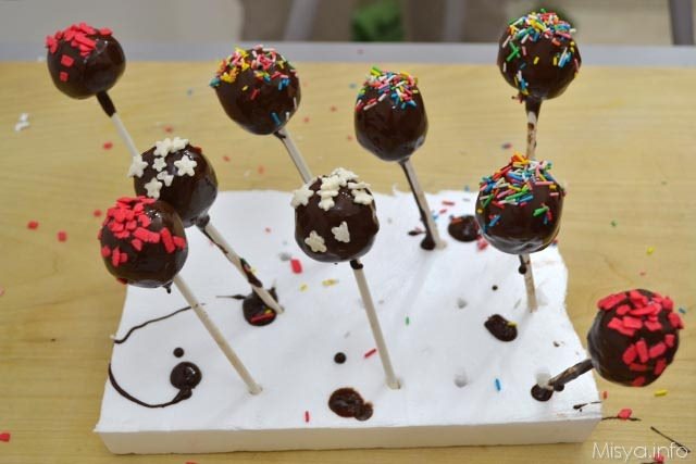 Cake pops al cioccolato 8