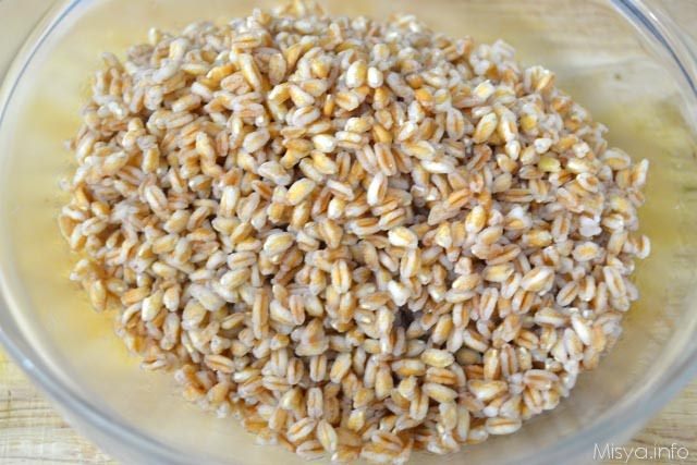 Insalata di farro con gamberetti 3