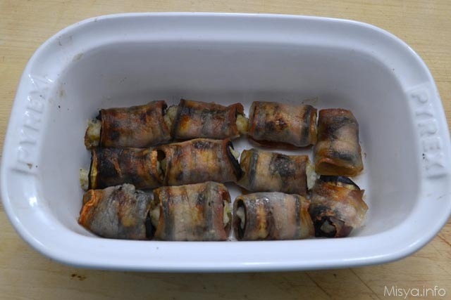 Involtini di melanzane con bacon 10