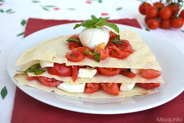 Millefoglie di pane carasau