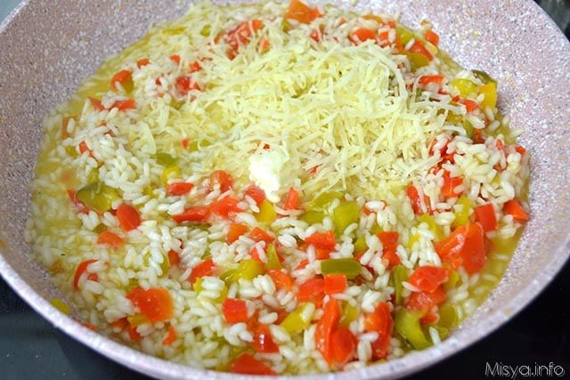 Risotto ai peperoni 6