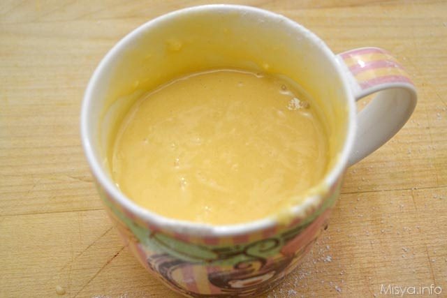 Torta in tazza alla vaniglia 4
