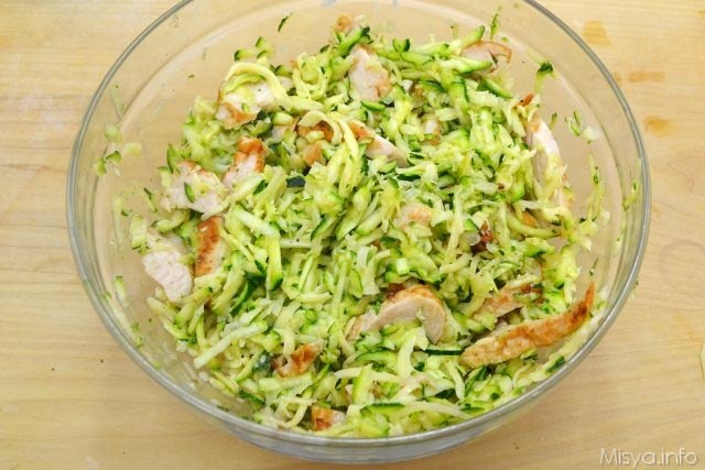 Torta salata con pollo e zucchine 7