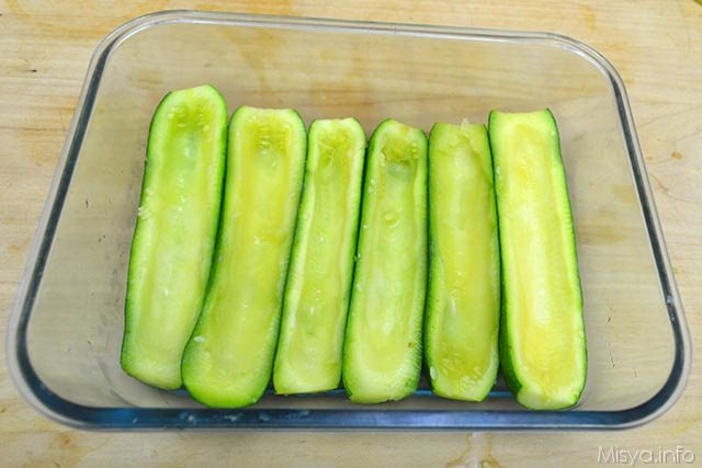 Zucchine ripiene di tonno 4