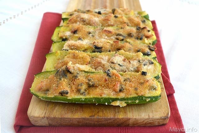 Zucchine ripiene di tonno