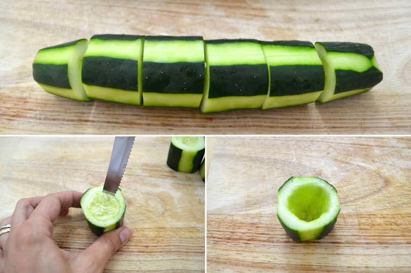 tagliare cetrioli