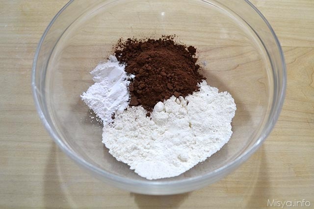 1 farina lievito cacao