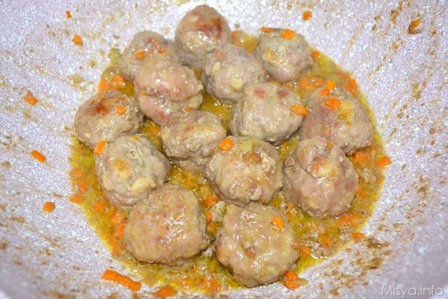 12 rosolare polpette