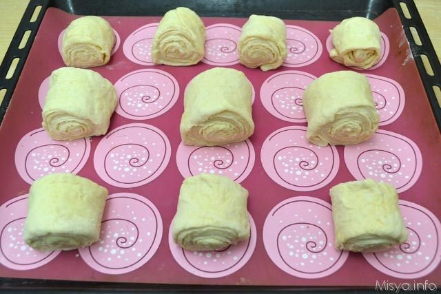21 panini su teglia
