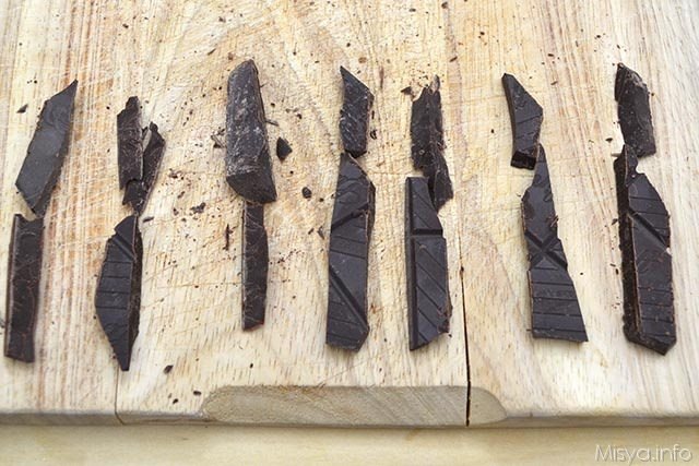 9 tagliare cioccoalta