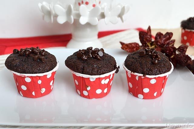 Muffin cioccolato peperoncino