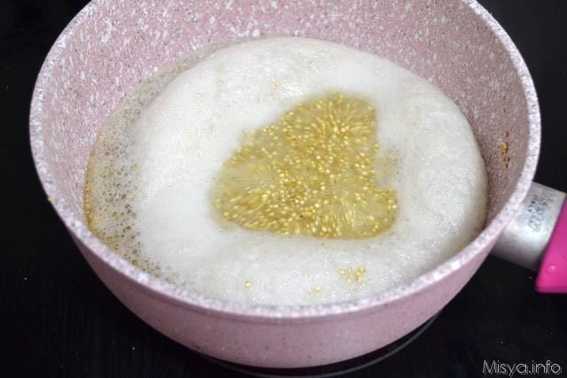 1 quinoa in un pentolino
