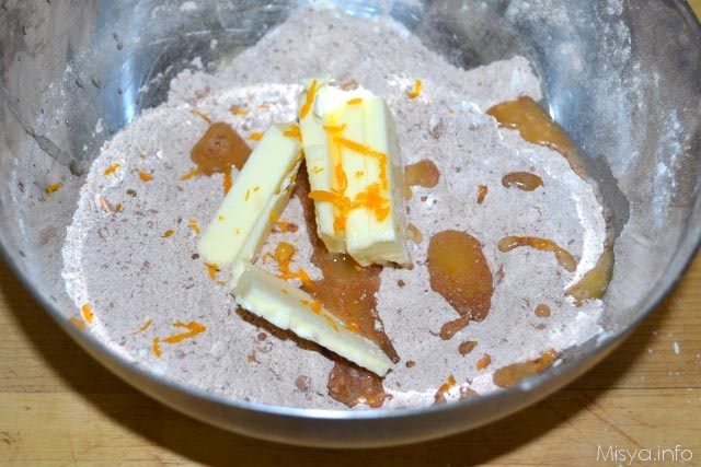 2 burro buccia arancia