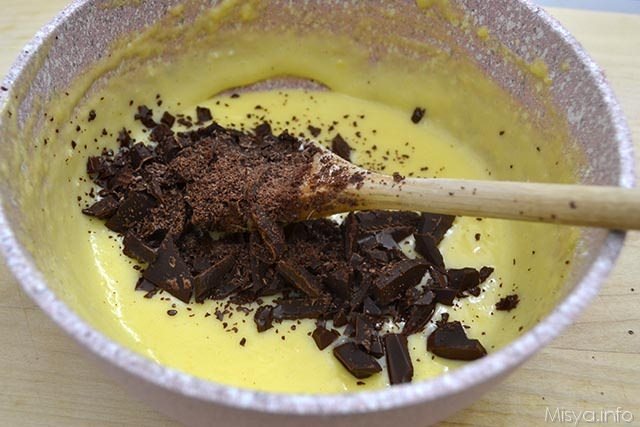 20 aggiungere cioccolato