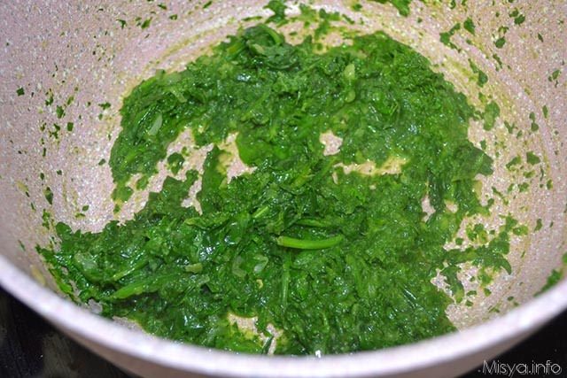 4 cuocere spinaci