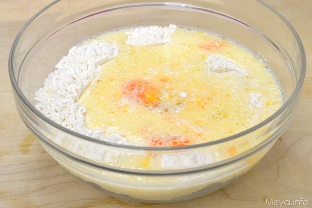 5 aggiungere al composto